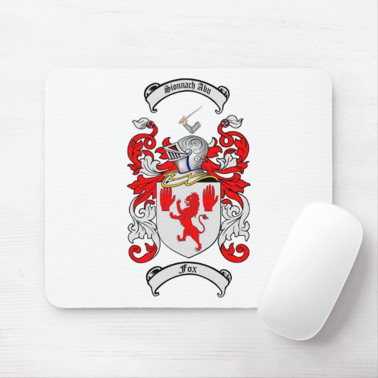 FOX FAMILIE CREST - FOX COAT VAN WAPENS MUISMAT (Met muis)