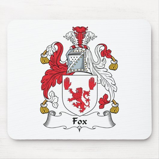Fox Family Crest Muismat (Voorkant)