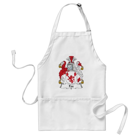 Fox Family Crest Standaard Schort (Voorkant)