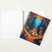 Fox Fantasy Animal Forest Illustratie 2026 jaarlij Planner (Display)