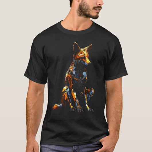 Fox Fantasy Art - Animal Artwork Fox T-shirt (Voorkant)