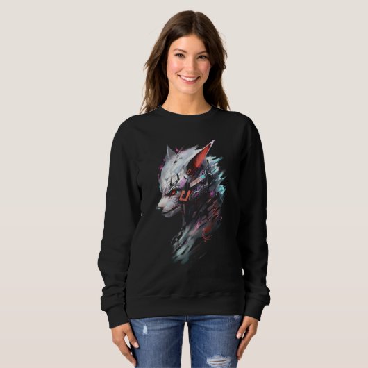 Fox Fantasy Art Animal Fox Trui (Voorkant volledig)