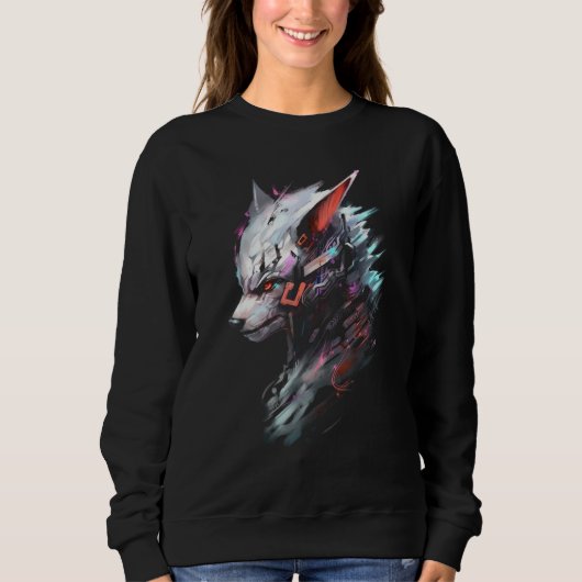 Fox Fantasy Art  Animal Fox Trui (Voorkant)