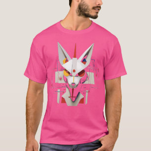 Fox Fantasy kunstwerk geometrische dierlijke kunst T-shirt