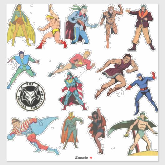 Fox Features Stickers Set #3 (Vel)