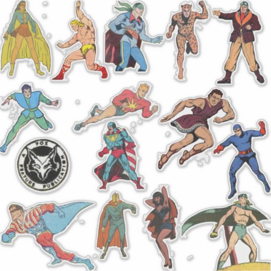 Fox Features Stickers Set #3 (Voorkant)