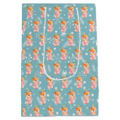 Fox Feestdagen aanpassen Medium Cadeauzakje (Achterkant)