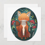 Fox  feestdagenkaart (Voorkant / Achterkant)