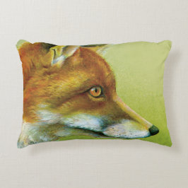 Fox fine art schilderij gooi kussen