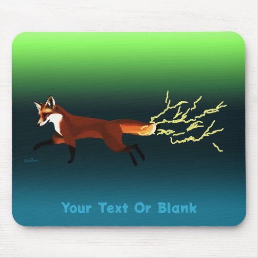 Fox Fire - Noorderlicht Muismat (Voorkant)