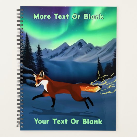 Fox Fire - Noorderlicht Planner (Voorkant)