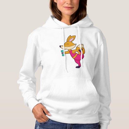 Fox Fitness Dumbbell Hoodie (Voorkant)