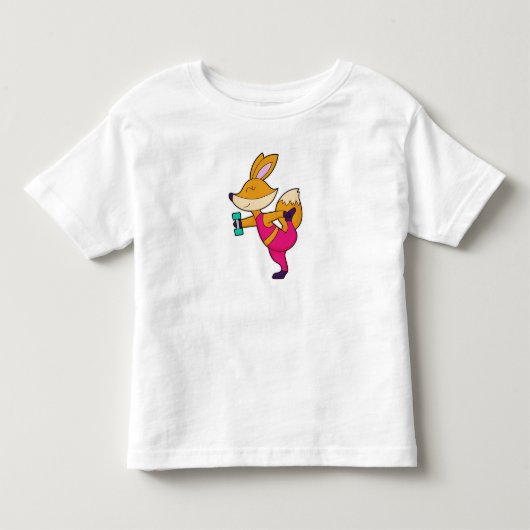 Fox Fitness Dumbbell Kinder Shirts (Voorkant)