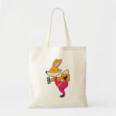 Fox Fitness Dumbbell Tote Bag (Voorkant)