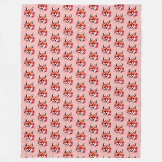Fox Fleece Blanket (Voorkant)