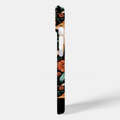 Fox Floral Botanische Patroon Script Naam Case-Mate iPhone Case (Achterkant / Links)