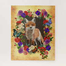 Fox & Floral Design