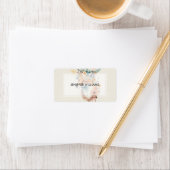 Fox Flower Crown Watercolor                        Etiket (Insitu)