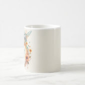 Fox Flower Crown Watercolor                        Magische Mok (Center)