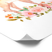 Fox Flowers Nursery Poster Kinderkamer Decoratie (Hoek)