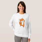 Fox Forest Animal Foxes Oranje Kawaii Animals T-shirt (Voorkant volledig)