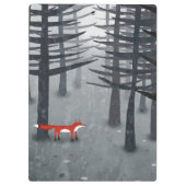 Fox Forest Art Klembord (Achterkant)