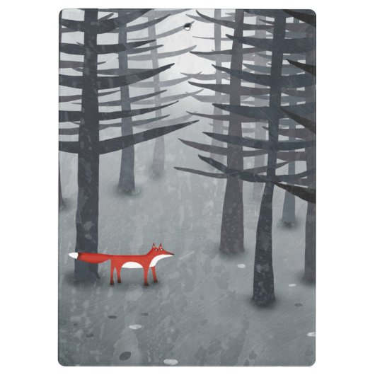 Fox Forest Art Klembord (Achterkant)