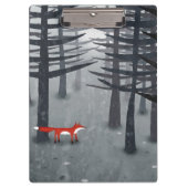 Fox Forest Art Klembord (Voorkant)