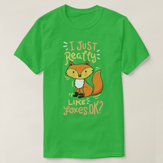 Fox Forest Dierlijke Humor 1 T-shirt (Design voorkant)