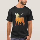 Fox forest fox hunter hunting Fox  2 T-shirt (Voorkant)
