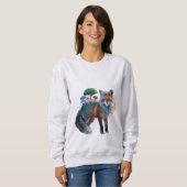 Fox Forest Fusion – Surreal Nature Art Trui (Voorkant volledig)