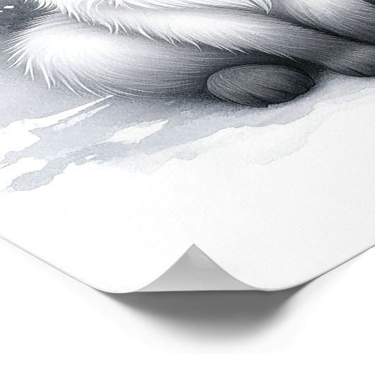 Fox Forest kinderkamer kunst aan de muur Poster (Hoek)