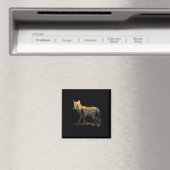 Fox Forest Natuur Lover Mountains Wandelen Camping Magneet (Insitu (Vaatwasser))