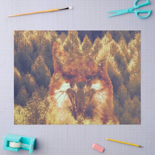 Fox Forest Tissue Paper Tissuepapier (Craft)