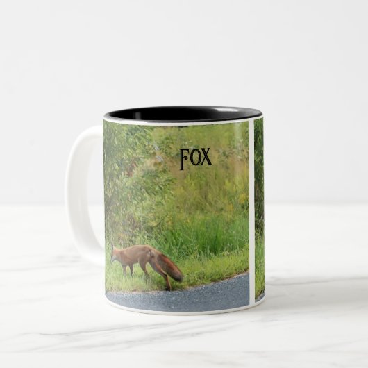 Fox Foto Mok (Voorkant links)