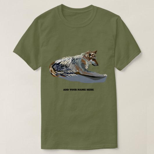 Fox Foxies Gray Fox Gray Fox T shirten T-shirt (Design voorkant)