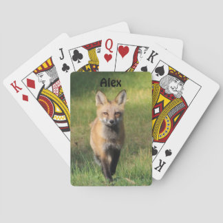Fox Friend-speelkaarten - Personaliseer het! Pokerkaarten