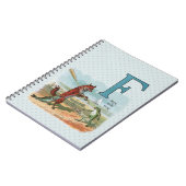 Fox Frog Vist Antiek illustratie Notitieboek (Linkerzijde)