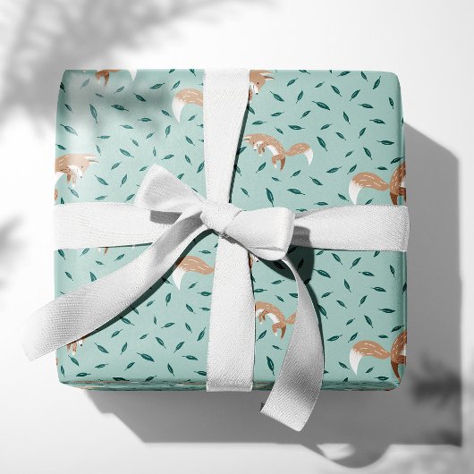 Fox Frolic Cadeaupapier