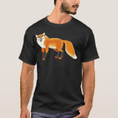 fox fucheert labrador print labradors voor dieren t-shirt (Voorkant)