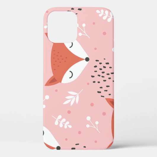 Fox Fun: Schattige bospatroon Case-Mate iPhone Case (Achterkant)