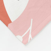 Fox Fun: Schattige bospatroon Fleece Deken (Hoek)