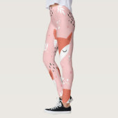 Fox Fun: Schattige bospatroon Leggings (Links)