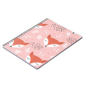 Fox Fun: Schattige bospatroon Notitieboek (Linkerzijde)