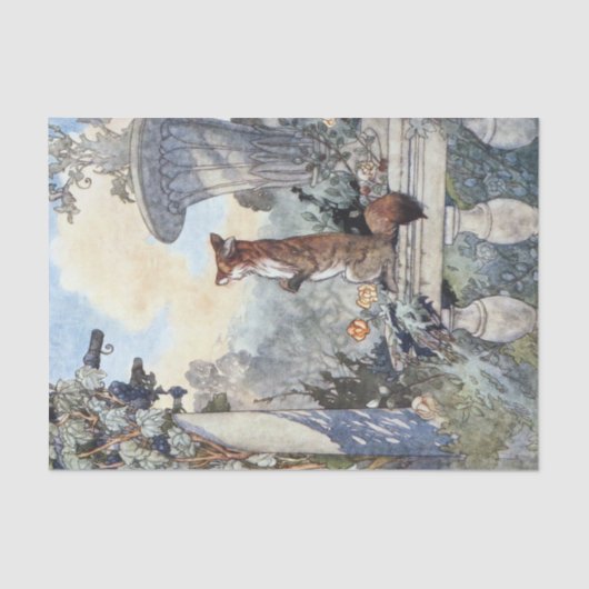 Fox Garden  Art Tissuepapier (Voorkant)