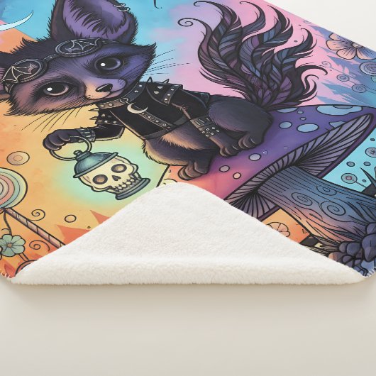 Fox gedeeld door de Twilight Realms Sherpa Deken (3/4)