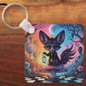 Fox gedeeld door de Twilight Realms Sleutelhanger (Voorkant)