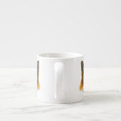 Fox gelaat - Schilderen in acryl Espresso Kop (Achterkant)