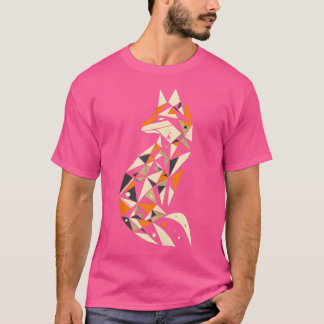 FOX geometrische kunst T-shirt
