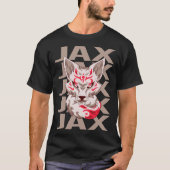 Fox Gezicht - Jax Naam T-shirt (Voorkant)